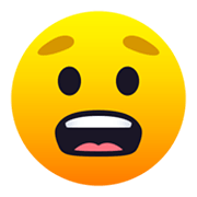 😧 Emoji Rosto Angustiado na JoyPixels 6.0.
