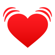 Emoji 💓 Cuore Che Batte su JoyPixels 6.0.
