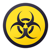 Émoji ☣️ Danger Biologique sur JoyPixels 6.0.