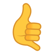 🤙 Emoji Mano Haciendo El Gesto De Llamar en JoyPixels 6.0.