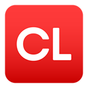 🆑 Emoji Botão CL na JoyPixels 6.0.