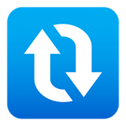 🔃 Emoji kreisförmige Pfeile im Uhrzeigersinn JoyPixels 6.0.