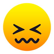 Emoji 😖 Faccina Frustrata su JoyPixels 6.0.