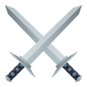 Émoji ⚔️ épées Croisées sur JoyPixels 6.0.