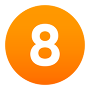 Émoji 8️ Chiffre huit sur JoyPixels 6.0.