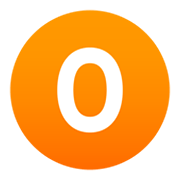 0️ Emoji Dígito cero en JoyPixels 6.0.