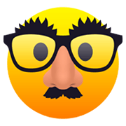 🥸 Emoji Cara disfrazada en JoyPixels 6.0.