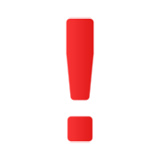 ❗ Emoji rotes Ausrufezeichen JoyPixels 6.0.