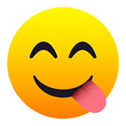 😋 Emoji Rosto Saboreando Comida na JoyPixels 6.0.