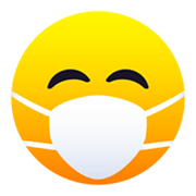 😷 Emoji Cara Con Mascarilla Médica en JoyPixels 6.0.