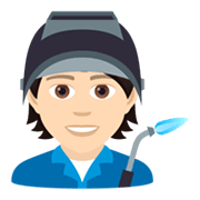 🧑🏻‍🏭 Emoji Operario: Tono De Piel Claro en JoyPixels 6.0.