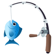 🎣 Emoji Angel mit Fisch JoyPixels 6.0.