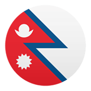 Emoji 🇳🇵 Bandiera: Nepal su JoyPixels 6.0.