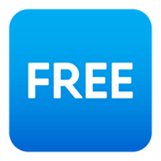 🆓 Emoji Botão «FREE» na JoyPixels 6.0.