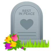 🪦 Emoji Lápida mortuoria en JoyPixels 6.0.