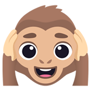 🙉 Emoji sich die Ohren zuhaltendes Affengesicht JoyPixels 6.0.