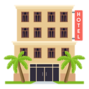 Émoji 🏨 Hôtel sur JoyPixels 6.0.
