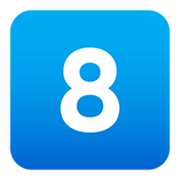 8️⃣ Emoji Tecla: 8 na JoyPixels 6.0.