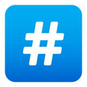 #️⃣ Emoji Teclas: # en JoyPixels 6.0.