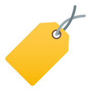 Emoji 🏷️ Etichetta su JoyPixels 6.0.