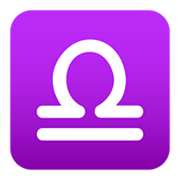 Emoji ♎ Segno Zodiacale Della Bilancia su JoyPixels 6.0.