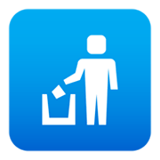 Emoji 🚮 Simbolo Per La Raccolta Dei Rifiuti su JoyPixels 6.0.