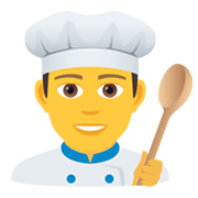 Émoji 👨‍🍳 Cuisinier sur JoyPixels 6.0.
