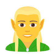 🧝‍♂️ Emoji Elfo Hombre en JoyPixels 6.0.