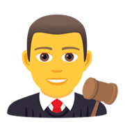 Émoji 👨‍⚖️ Juge Homme sur JoyPixels 6.0.