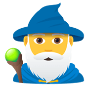 Emoji 🧙‍♂️ Mago Uomo su JoyPixels 6.0.