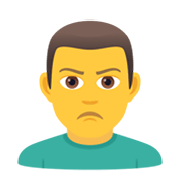 🙎‍♂️ Emoji Hombre Haciendo Pucheros en JoyPixels 6.0.