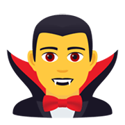 🧛‍♂️ Emoji Vampiro Hombre en JoyPixels 6.0.