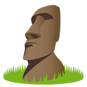 🗿 Emoji Estatua Moái en JoyPixels 6.0.