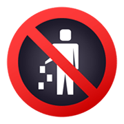 🚯 Emoji Prohibido Tirar Basura en JoyPixels 6.0.