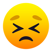 😣 Emoji Cara Desesperada en JoyPixels 6.0.