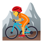🚵 Emoji Persona En Bicicleta De Montaña en JoyPixels 6.0.