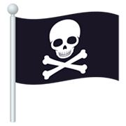 Émoji 🏴‍☠️ Drapeau De Pirate sur JoyPixels 6.0.