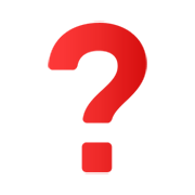 ❓ Emoji rotes Fragezeichen JoyPixels 6.0.