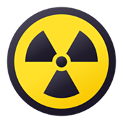 Émoji ☢️ Radioactif sur JoyPixels 6.0.