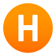 🇭 Emoji Letra do símbolo indicador regional H na JoyPixels 6.0.
