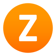 Emoji 🇿 Lettera simbolo indicatore regionale Z su JoyPixels 6.0.