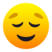 😌 Emoji erleichtertes Gesicht JoyPixels 6.0.