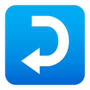 ↩️ Emoji geschwungener Pfeil nach links JoyPixels 6.0.
