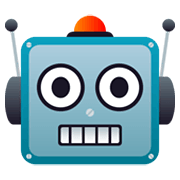 🤖 Emoji Rosto De Robô na JoyPixels 6.0.