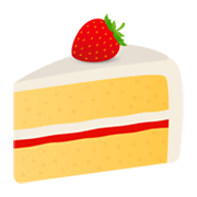 🍰 Emoji Pão De Ló De Morango na JoyPixels 6.0.