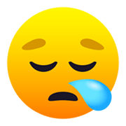 😪 Emoji schläfriges Gesicht JoyPixels 6.0.