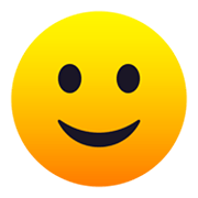 🙂 Emoji leicht lächelndes Gesicht JoyPixels 6.0.
