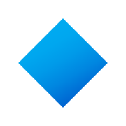 🔹 Emoji Losango Azul Pequeno na JoyPixels 6.0.