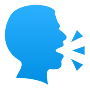 Émoji 🗣️ Tête Qui Parle sur JoyPixels 6.0.