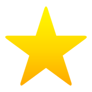 ⭐ Emoji Estrella Blanca Mediana en JoyPixels 6.0.